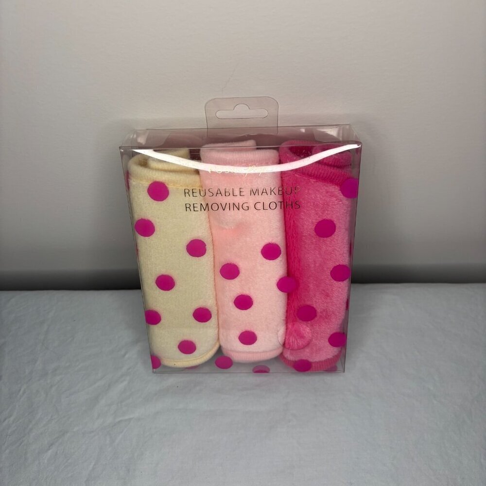 POSH & POP Reusuable Makeup Removing Cloths NEW Pink White